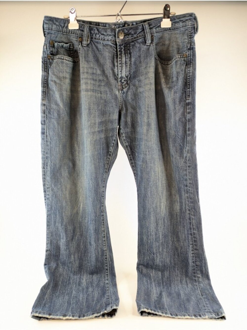 Buffalo Jeans Men’s 38 x 30 " Kenneth Slim Bootcut Blue Denim Jeans - EUC